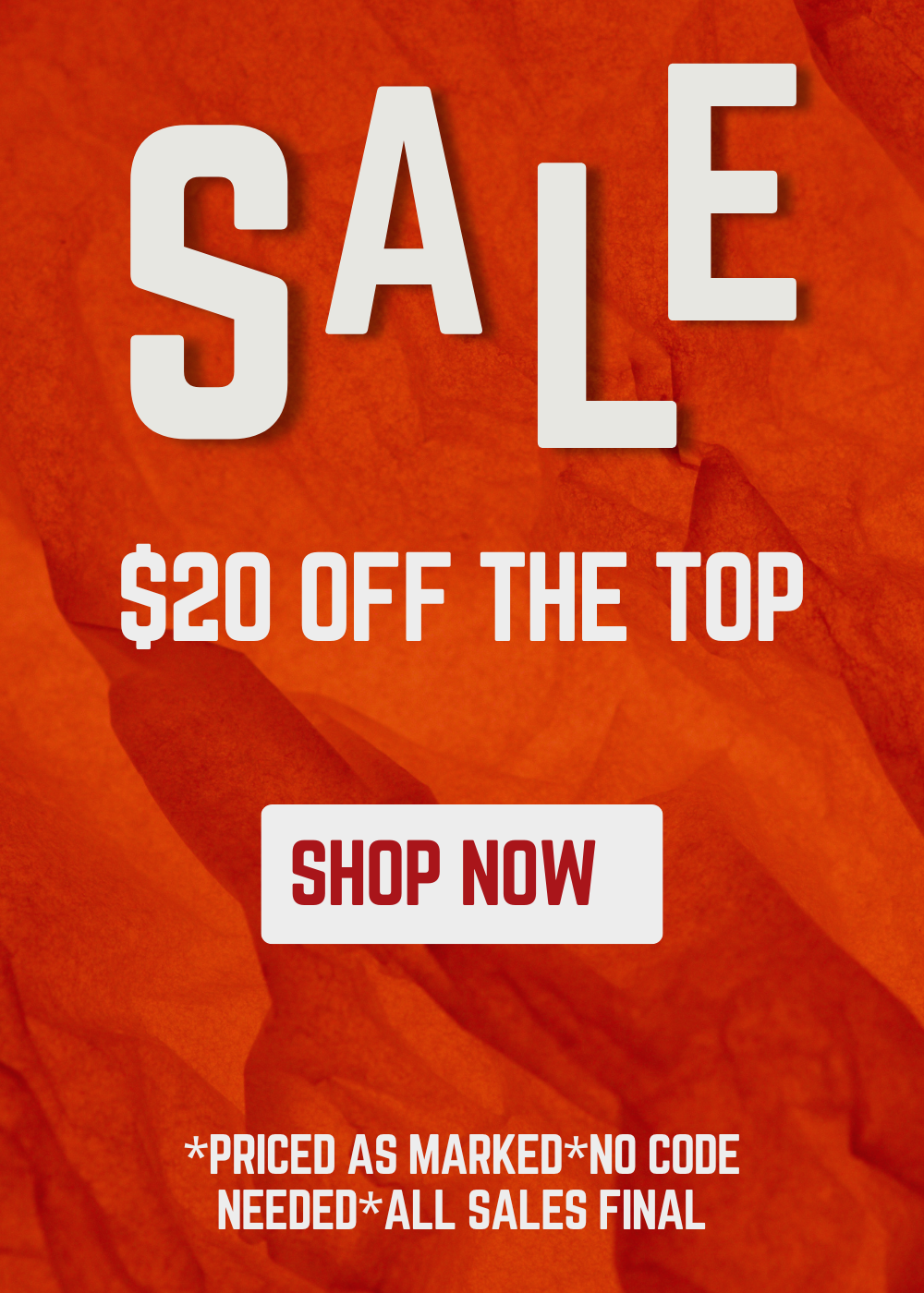 $20 Off The Top