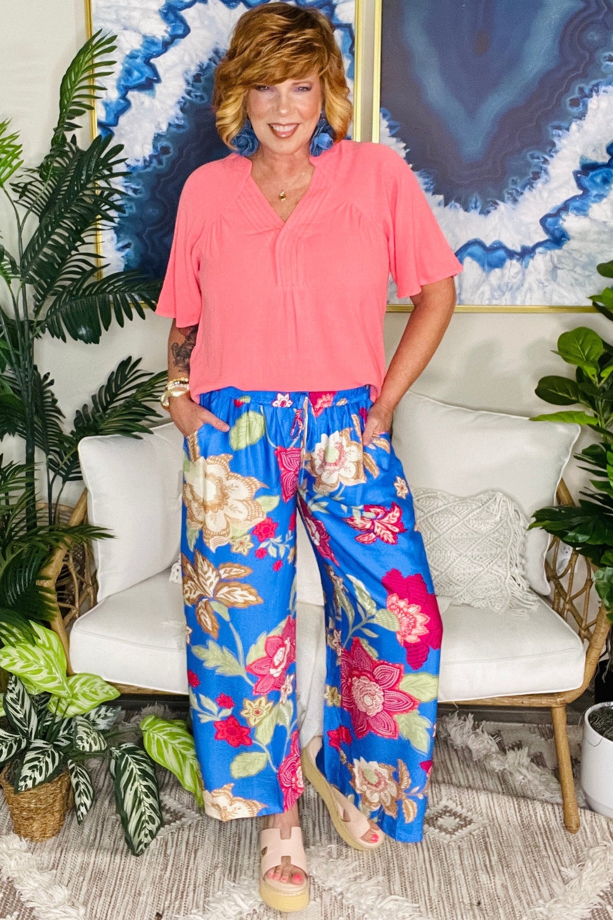 Fresh Start Coral Top - S844CO