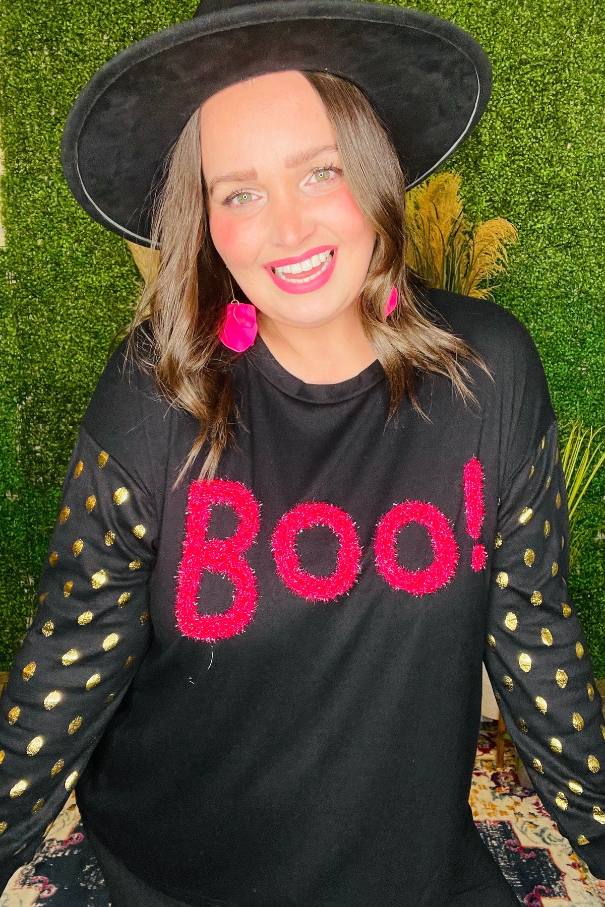 Oh Hey Boo Sweater - S950BK