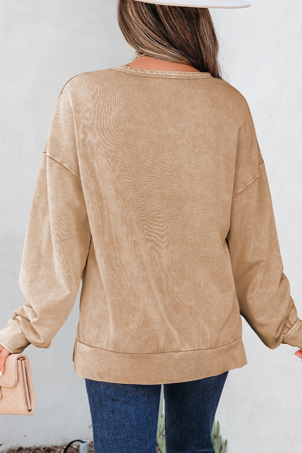 The Cozy Bow Mineral Wash Sweatshirt