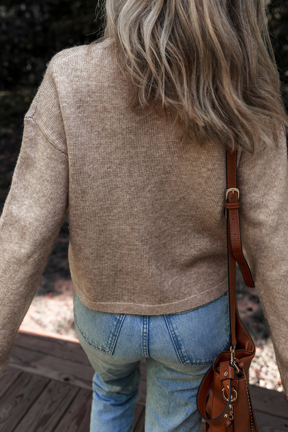 Crisp Cool Morning Shoulder Sweater