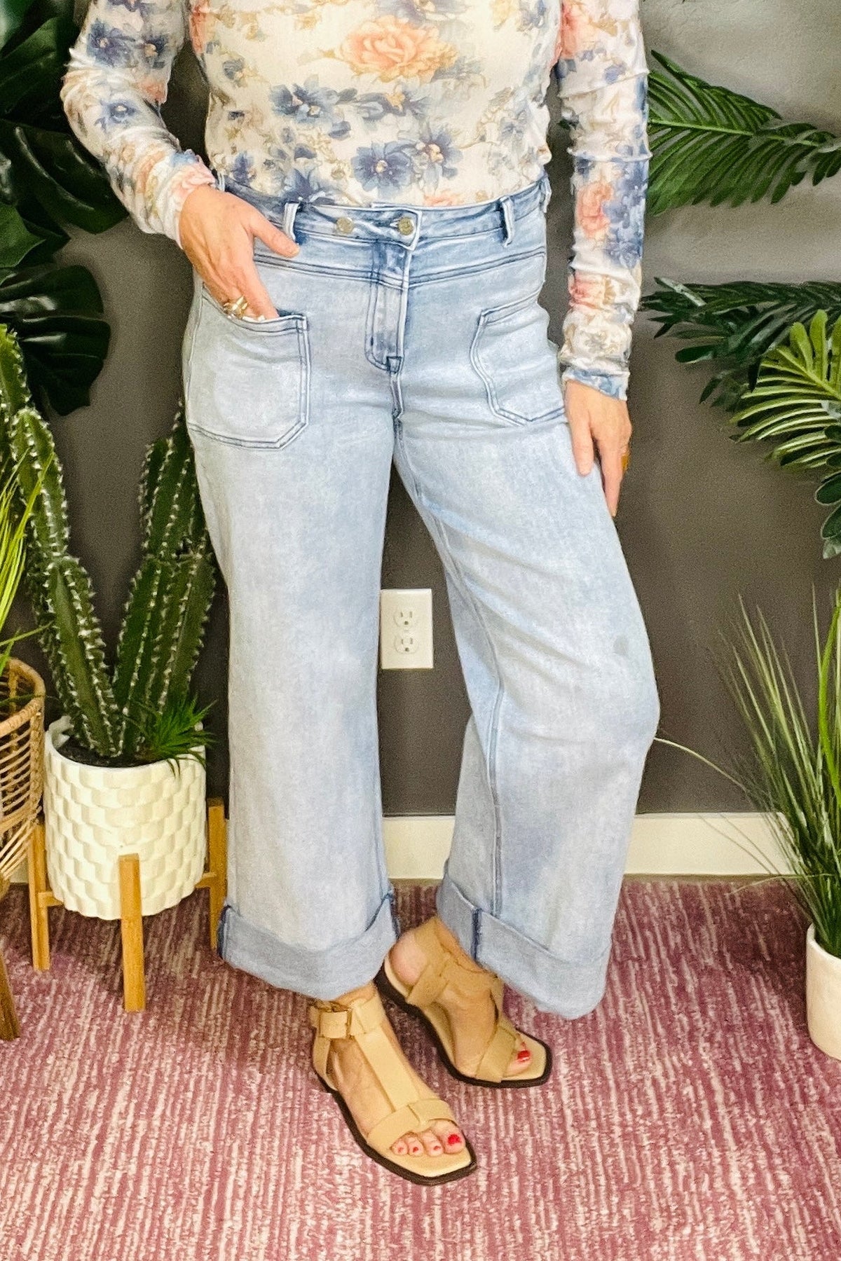 Reese Front Pocket Jeans - J021DN