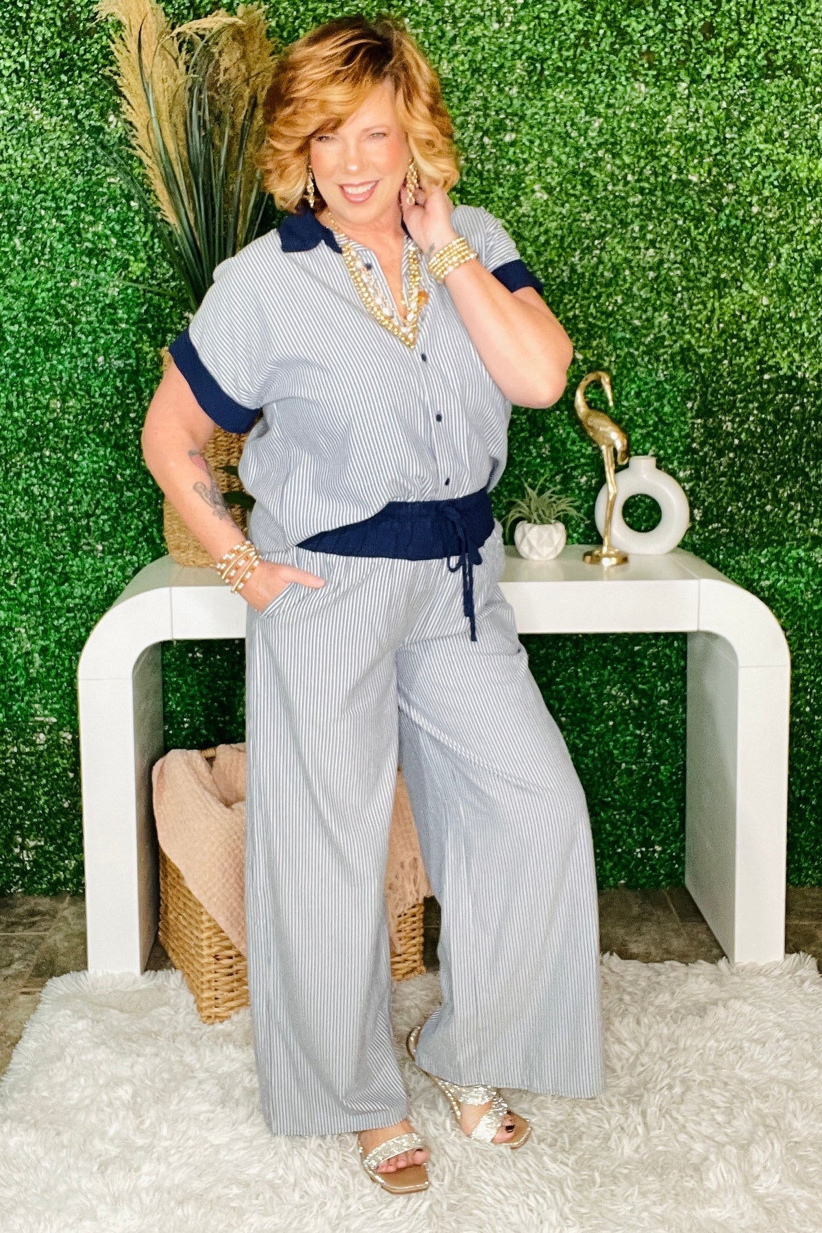 Set Game Strong Navy Stripe - SET006NV