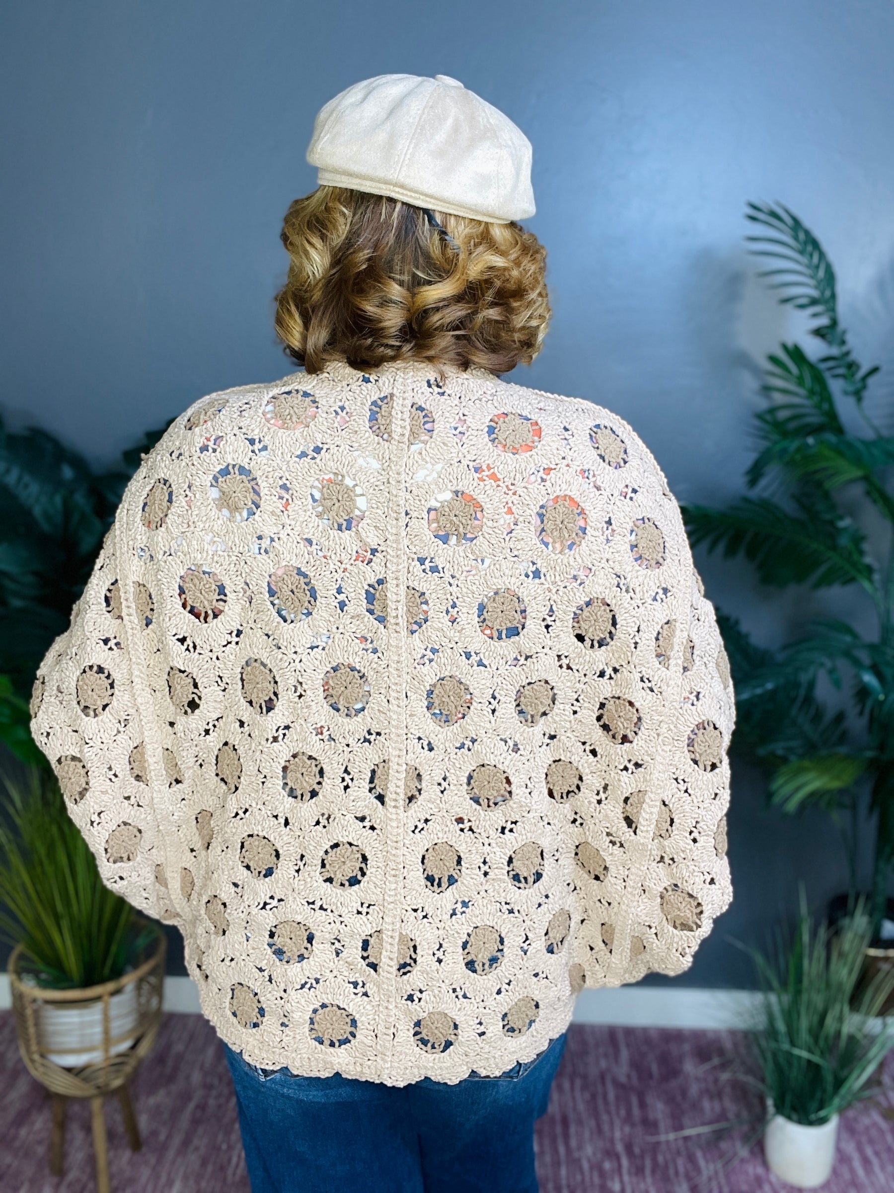 Pretty With Purpose Chenille Cardigan