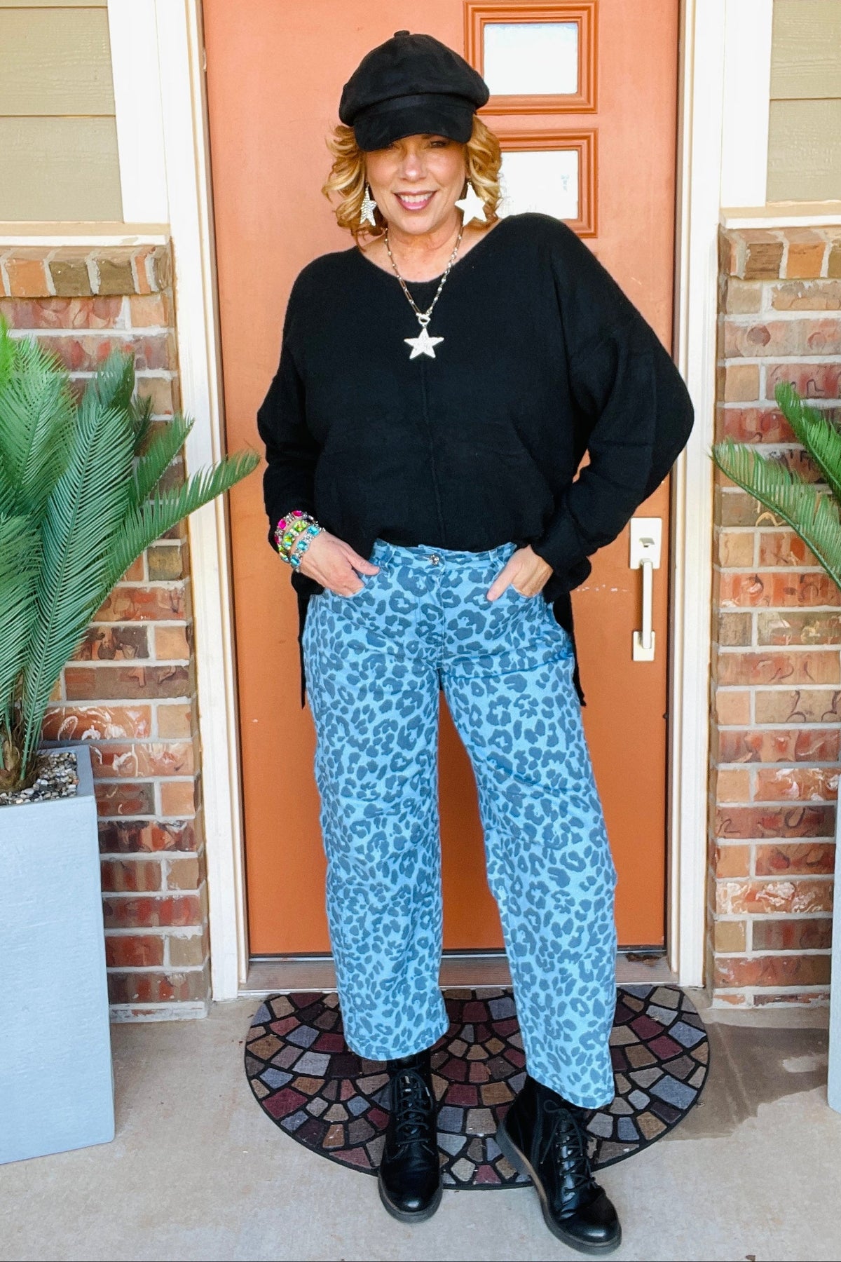 Let It Be Wild High-Waisted Relaxed Fit Jeans