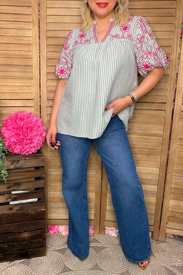 Stripe Affair Top - S557GR