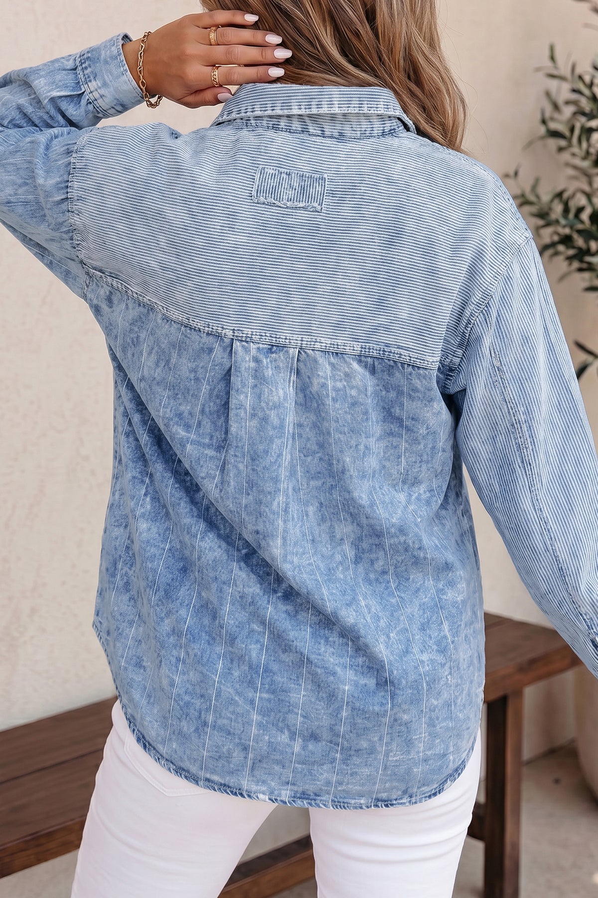 Denim With A Twist Top