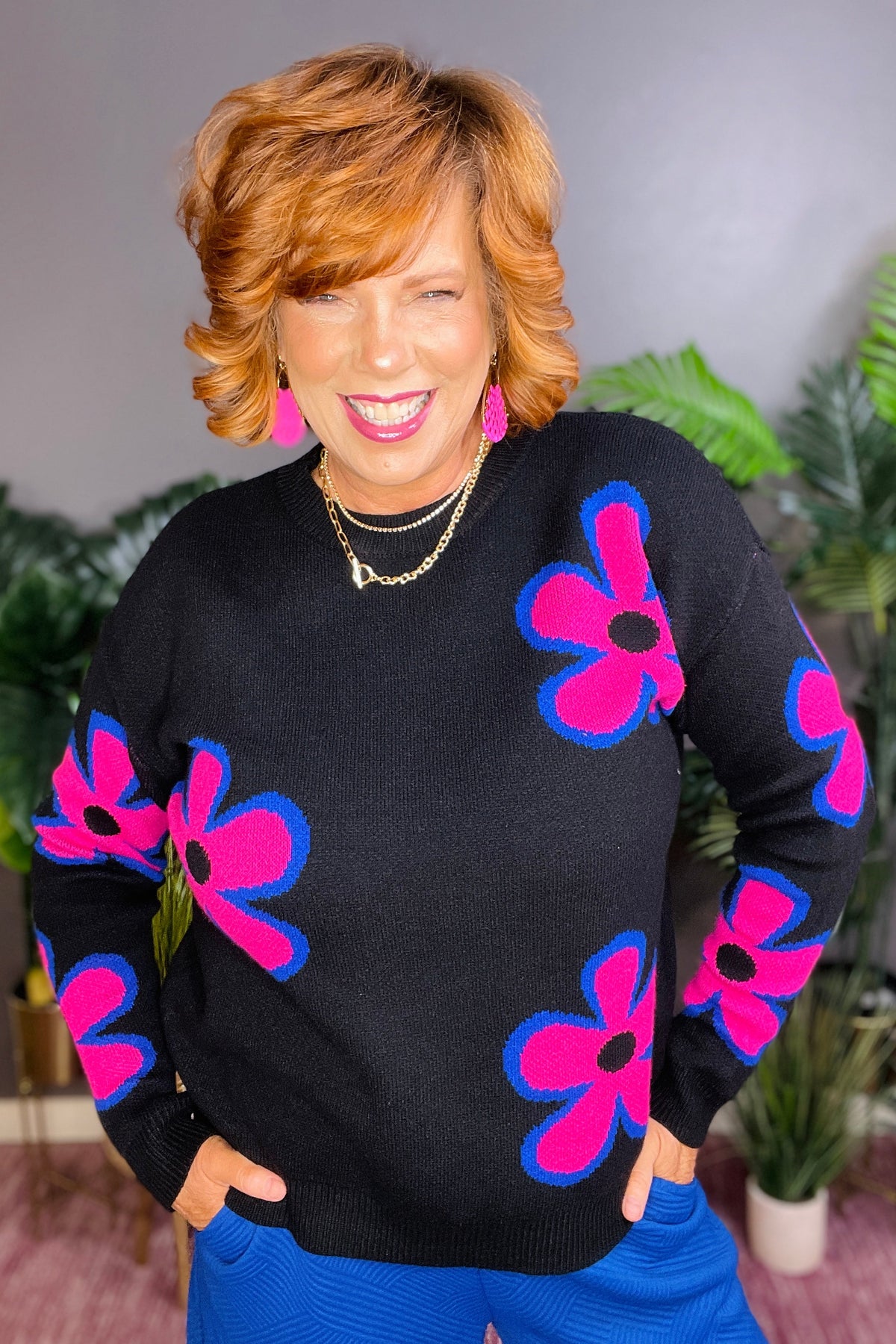 Flower Power Sweater (3 Colors)