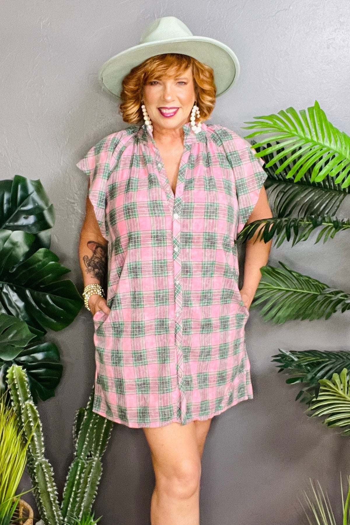 Afternoon Date Pink Dress - DR088PK