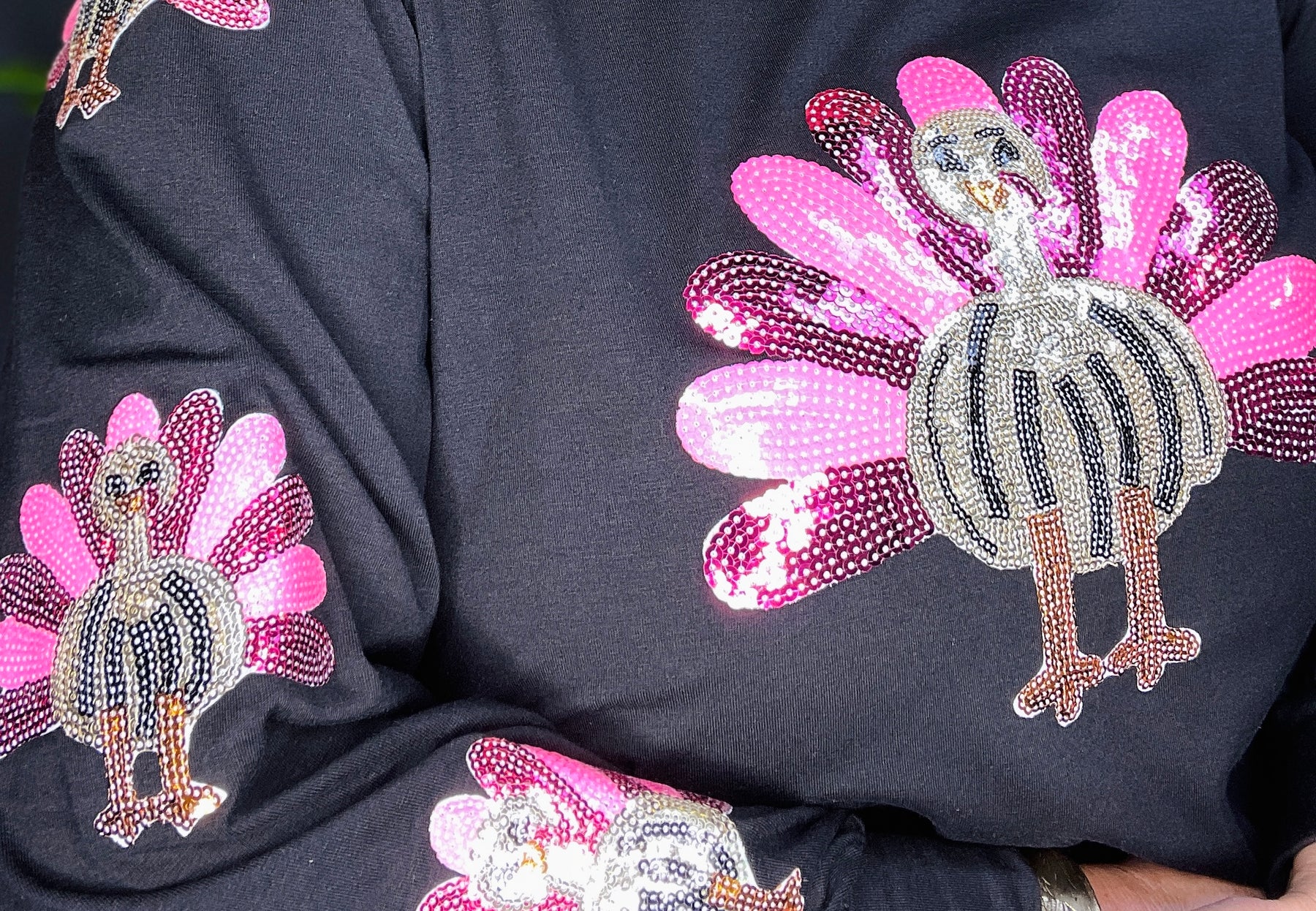 Shine On Turkey Sequin Top - S032BK