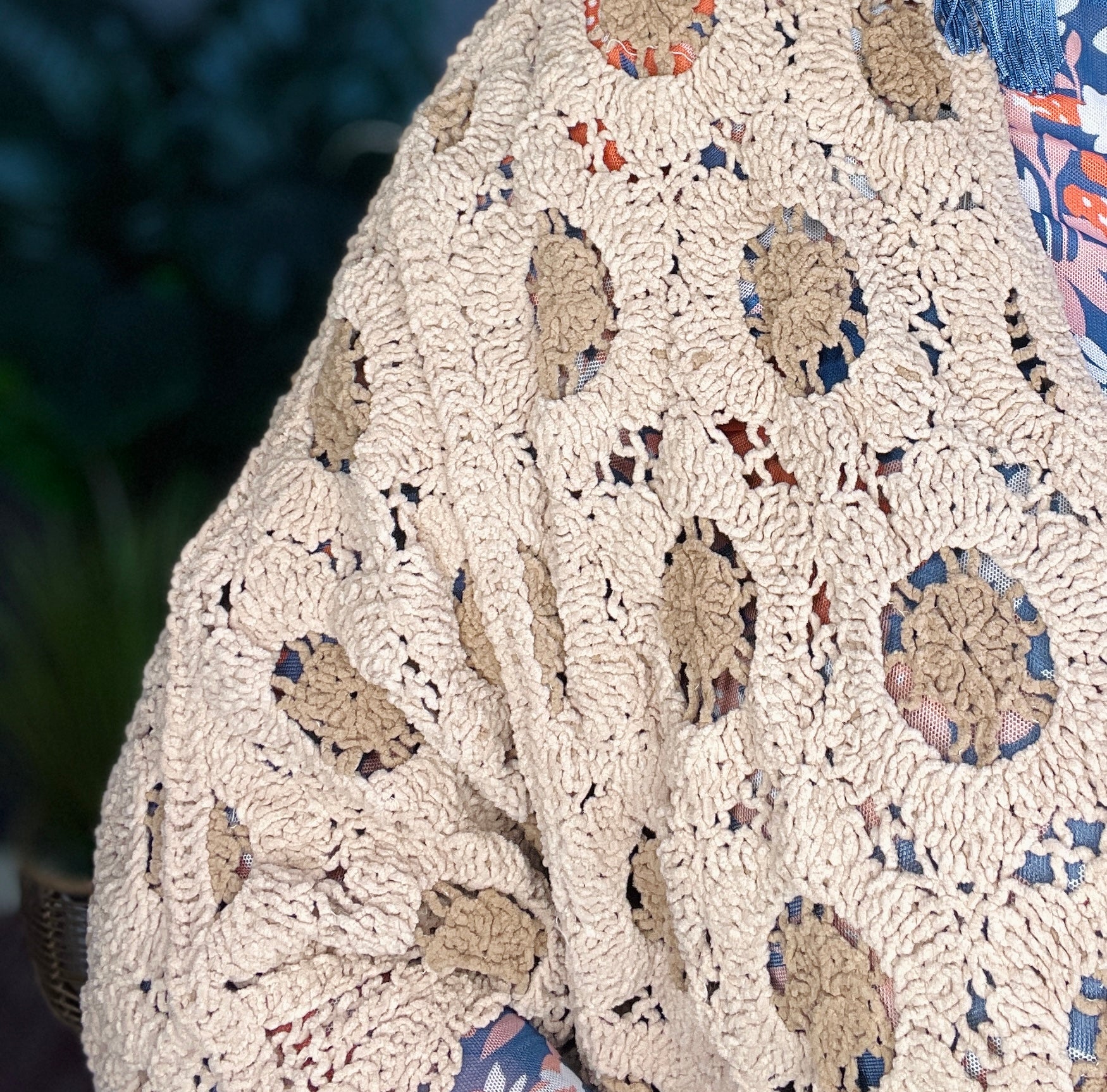 Pretty With Purpose Chenille Cardigan