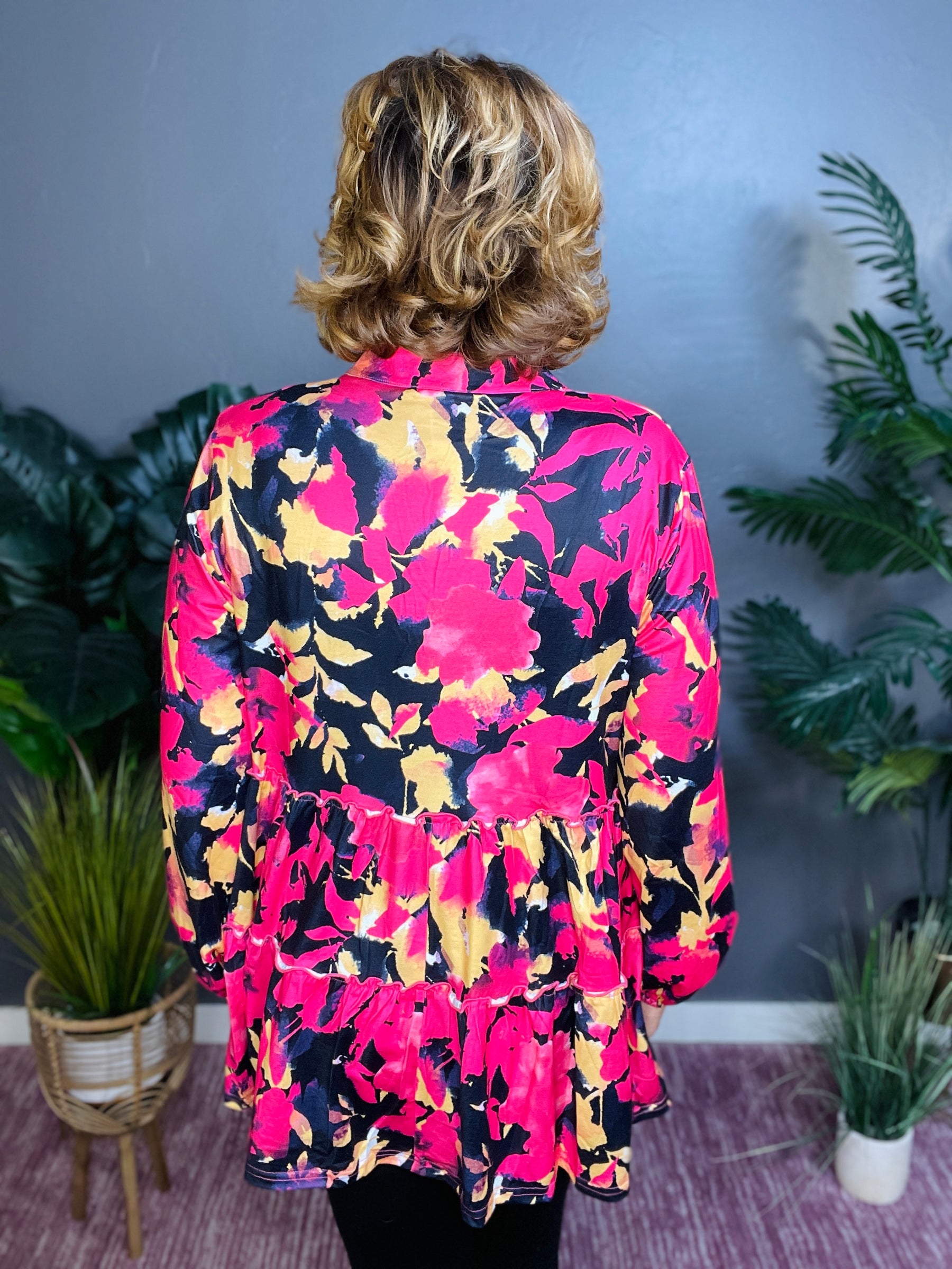 Bloom With Grace Babydoll Top - S055MU
