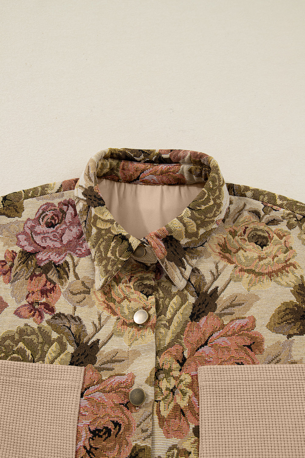 The Bloombreaker Floral Waffle Knit Jacket