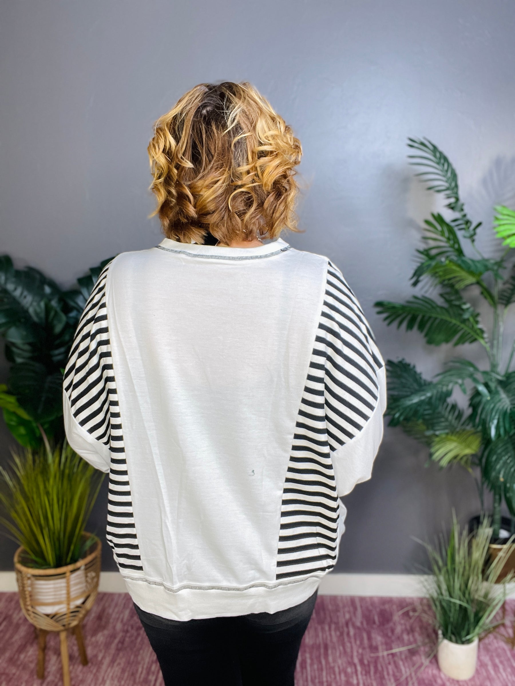 Show Your Stripes Oversize Sweatshirt