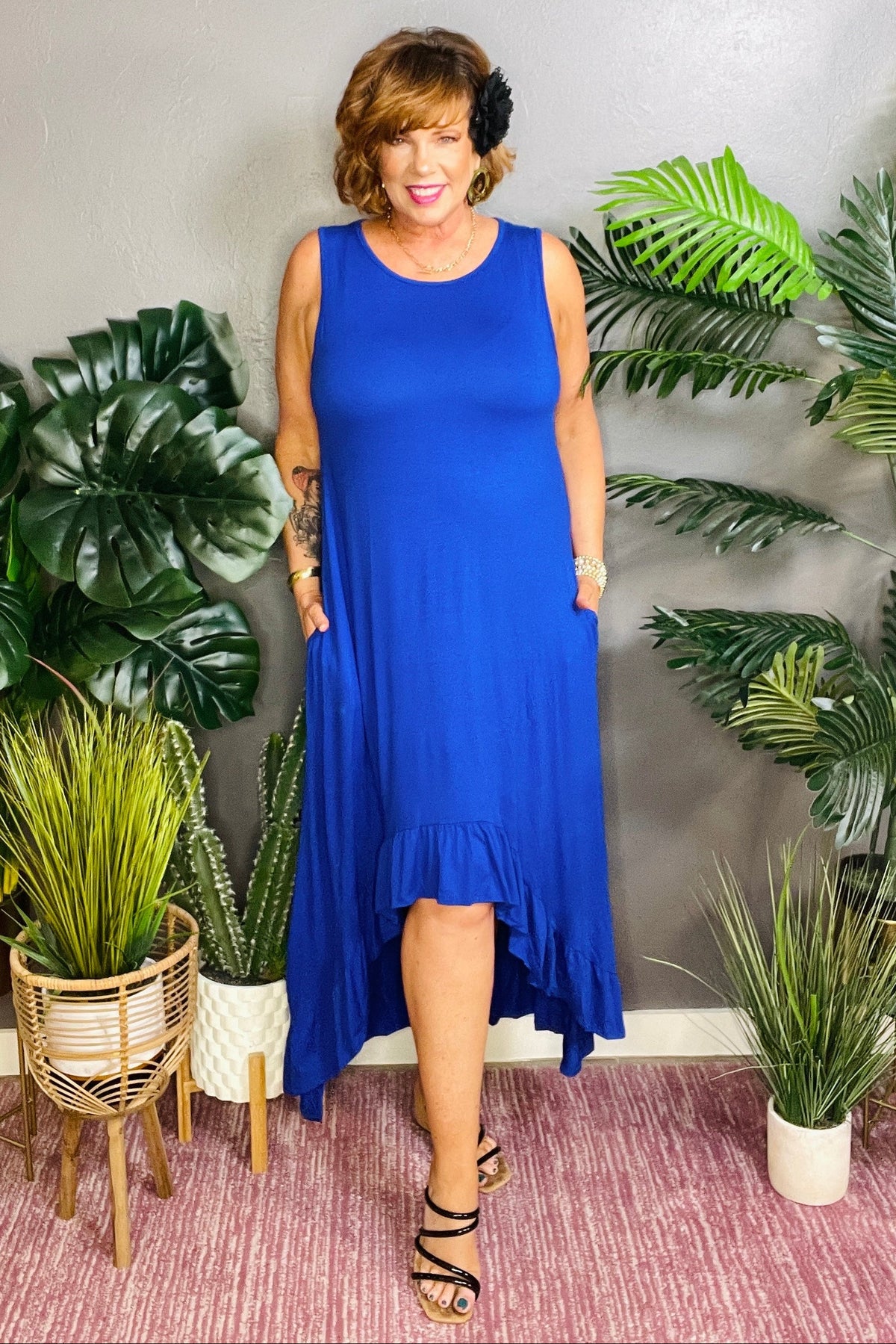 Downtown Diva Royal Blue Dress - DR100RB