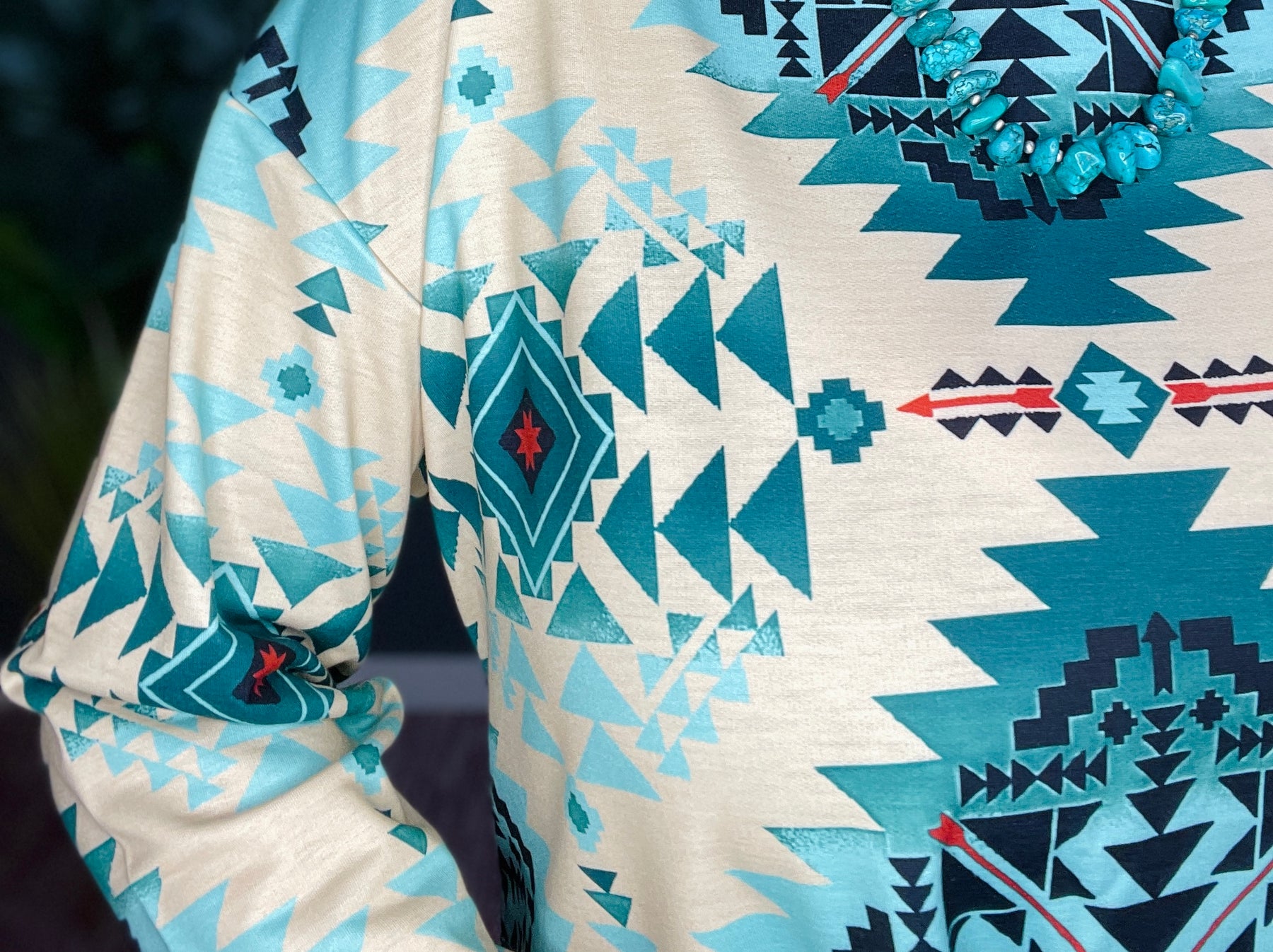 Desert Vibes Aztec Top - S031TU