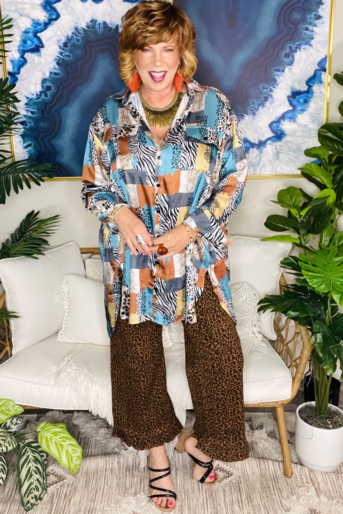 Boho Safari Tunic - S806MU