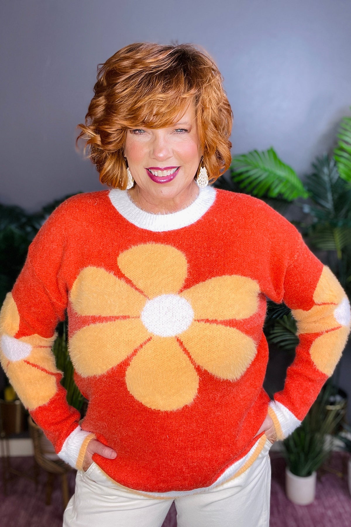 Buy Myself Flowers Sweater (2 Colors)