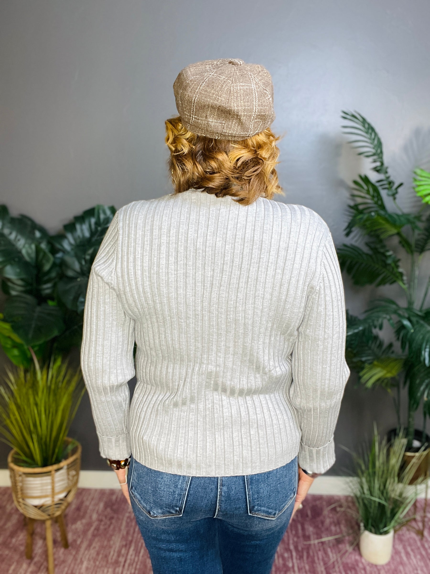 Basic Yet Chic Ribbed Cardigan