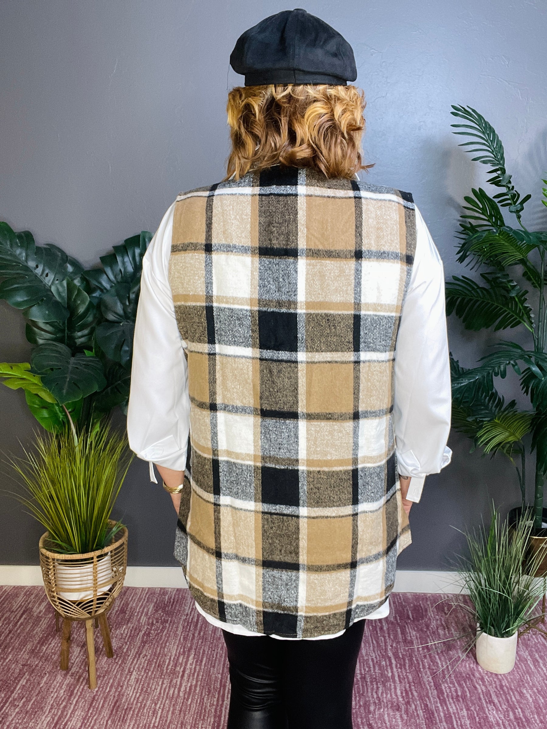 Plaid To The Bone Vest