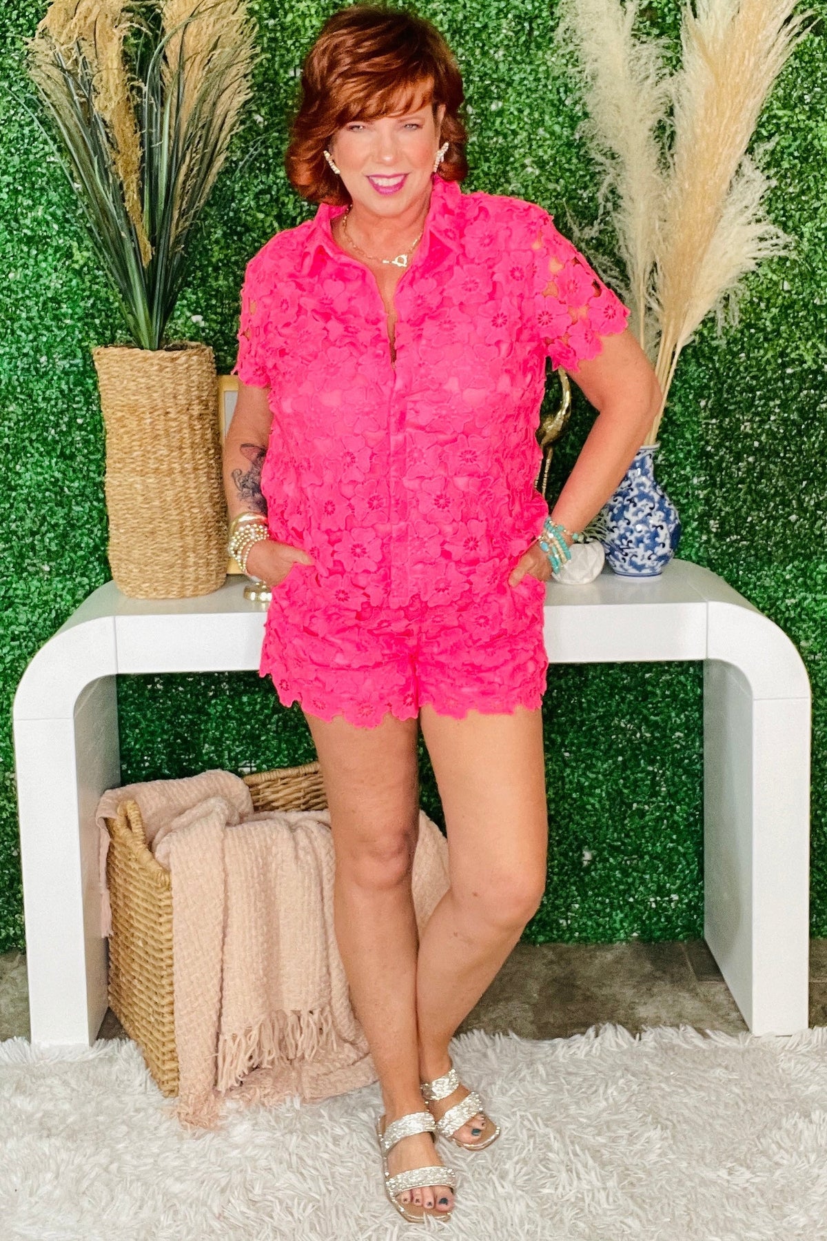 Chic Influence Top And Short Set - SET029PK