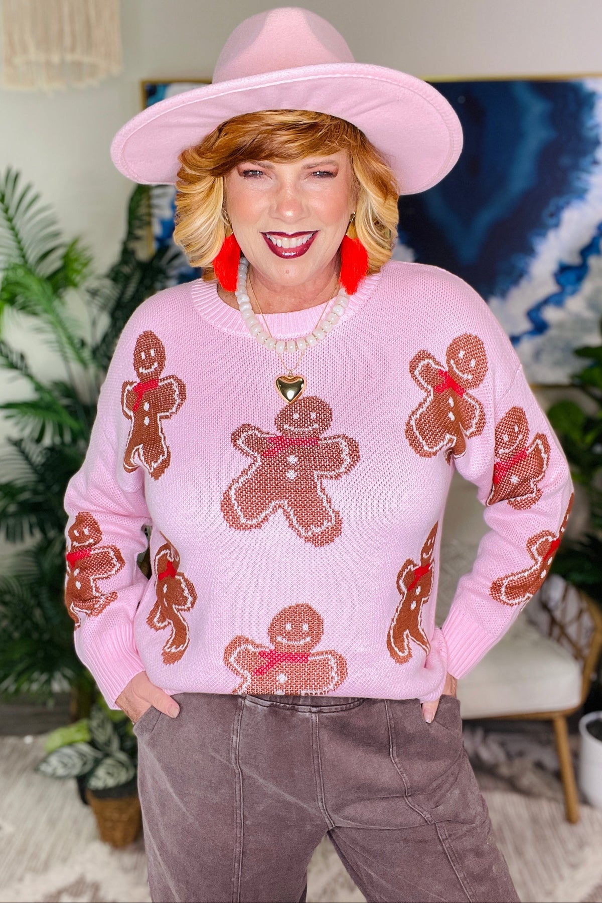 Oh Snap Gingerbread Sweater