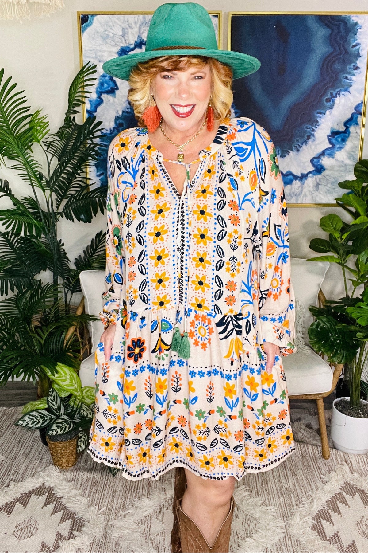 Wildflower Rodeo Dress - DR280KH