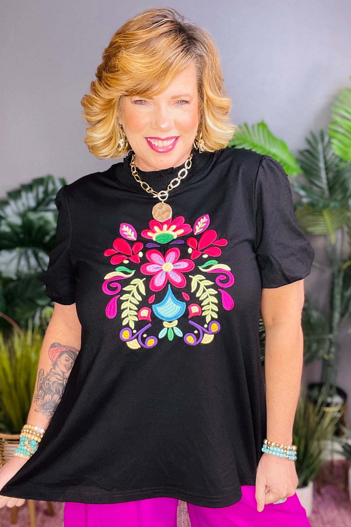 On To Something Top - S335BK