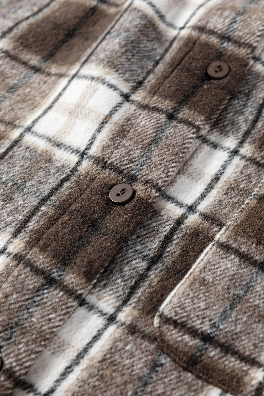 Just Pretty Things Plaid Boyfriend Shacket