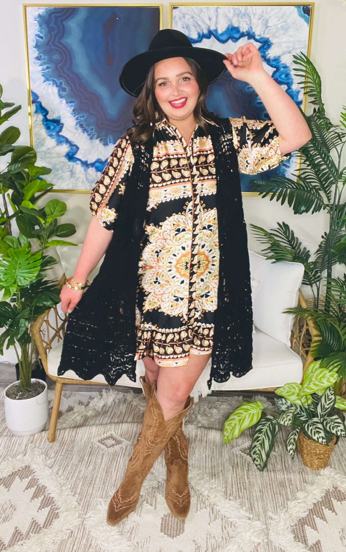 Amalfi Dreams Dress - DR247BK
