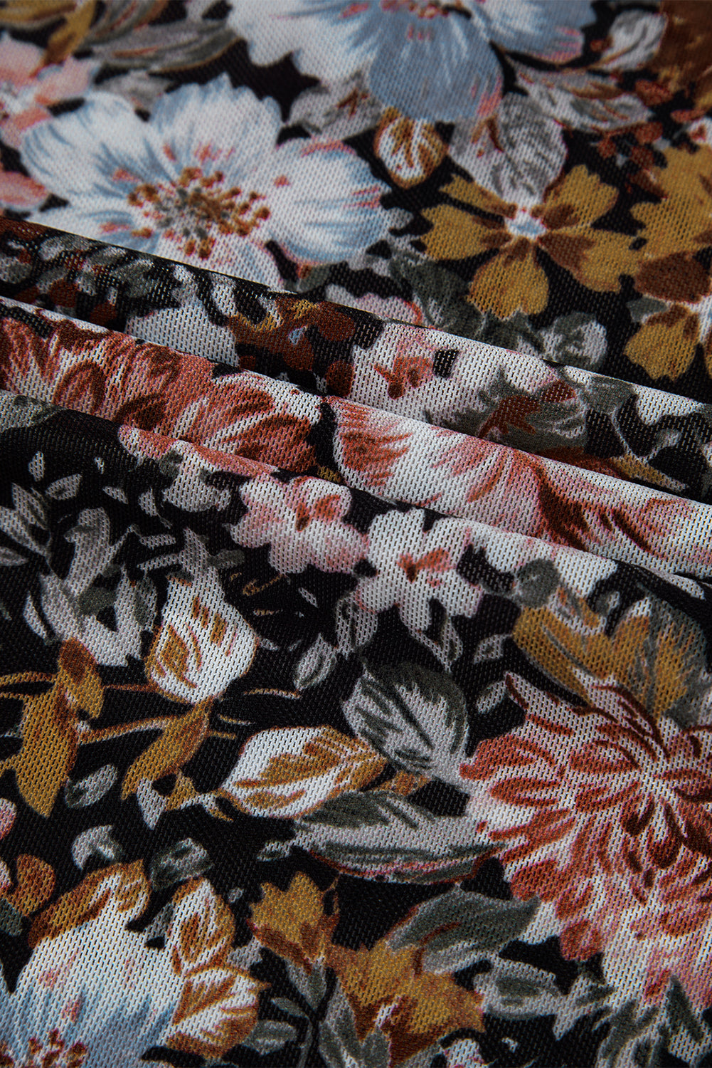 Freshly Picked Floral Mesh Top