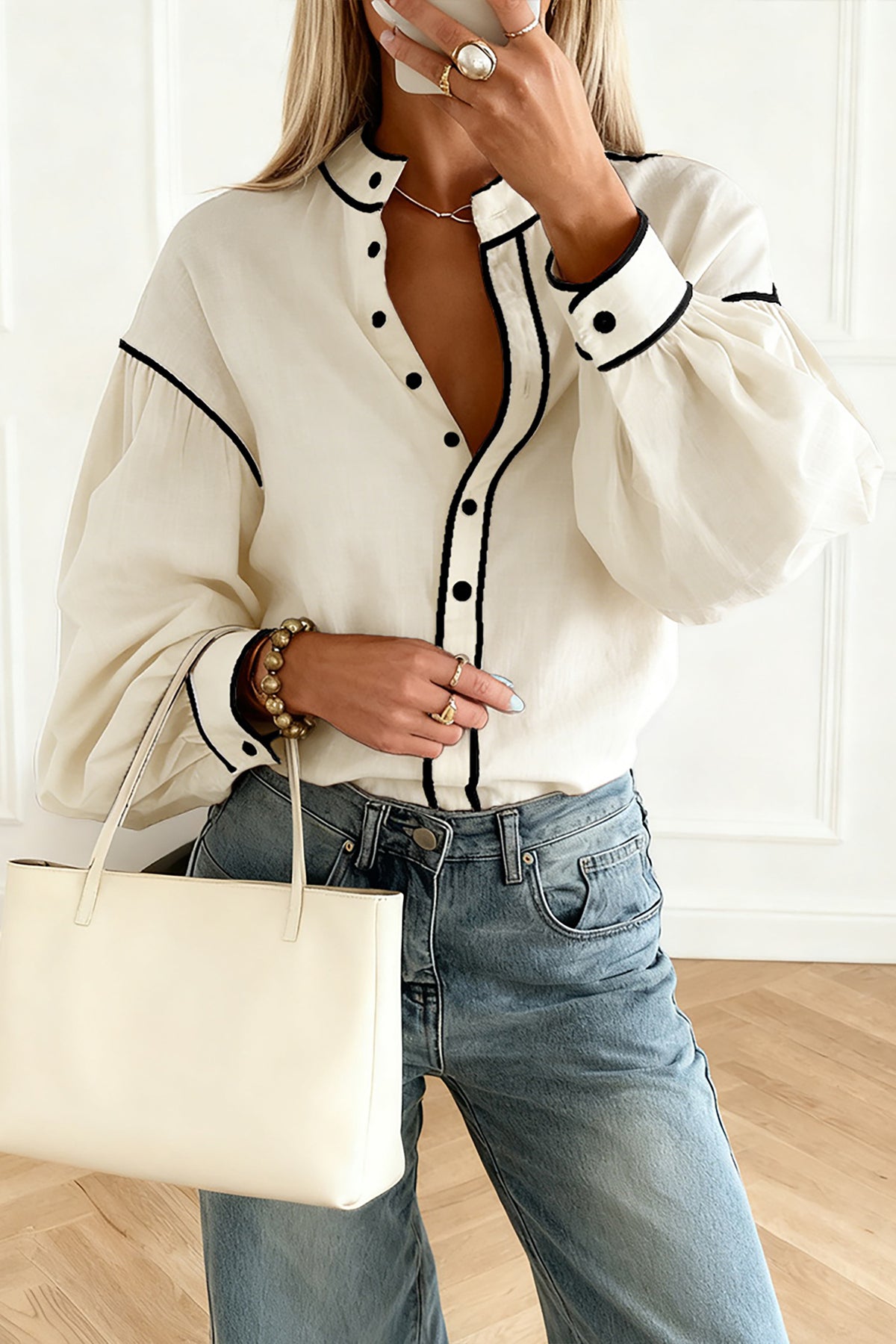 Simply Classy Puff Sleeve Top