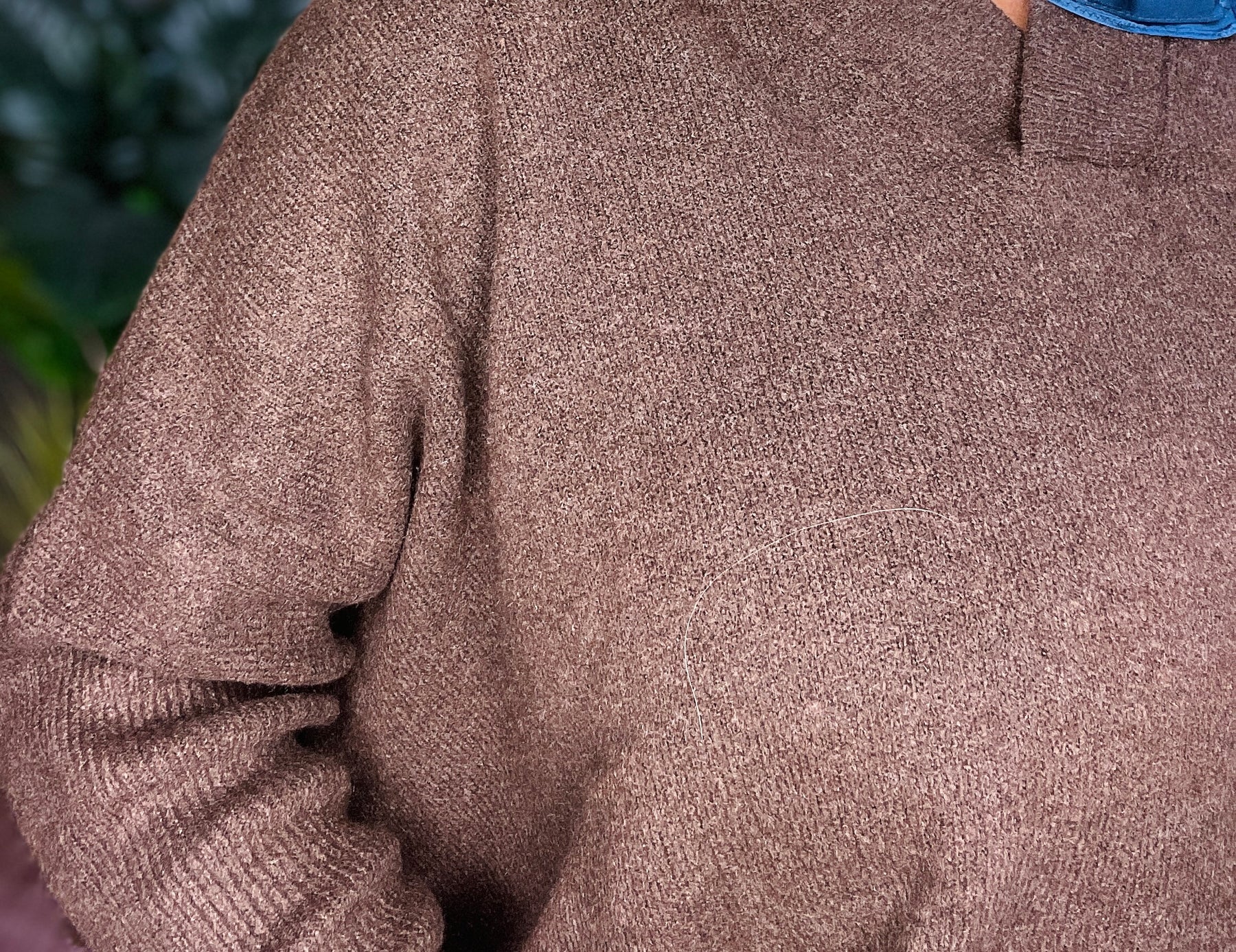 Simply Dreamy Espresso V-Neck Sweater