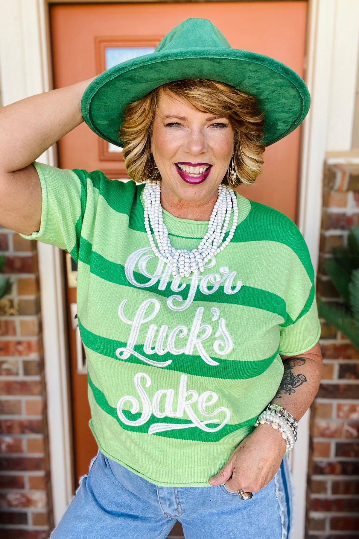 Oh for Lucks Sake Sweater