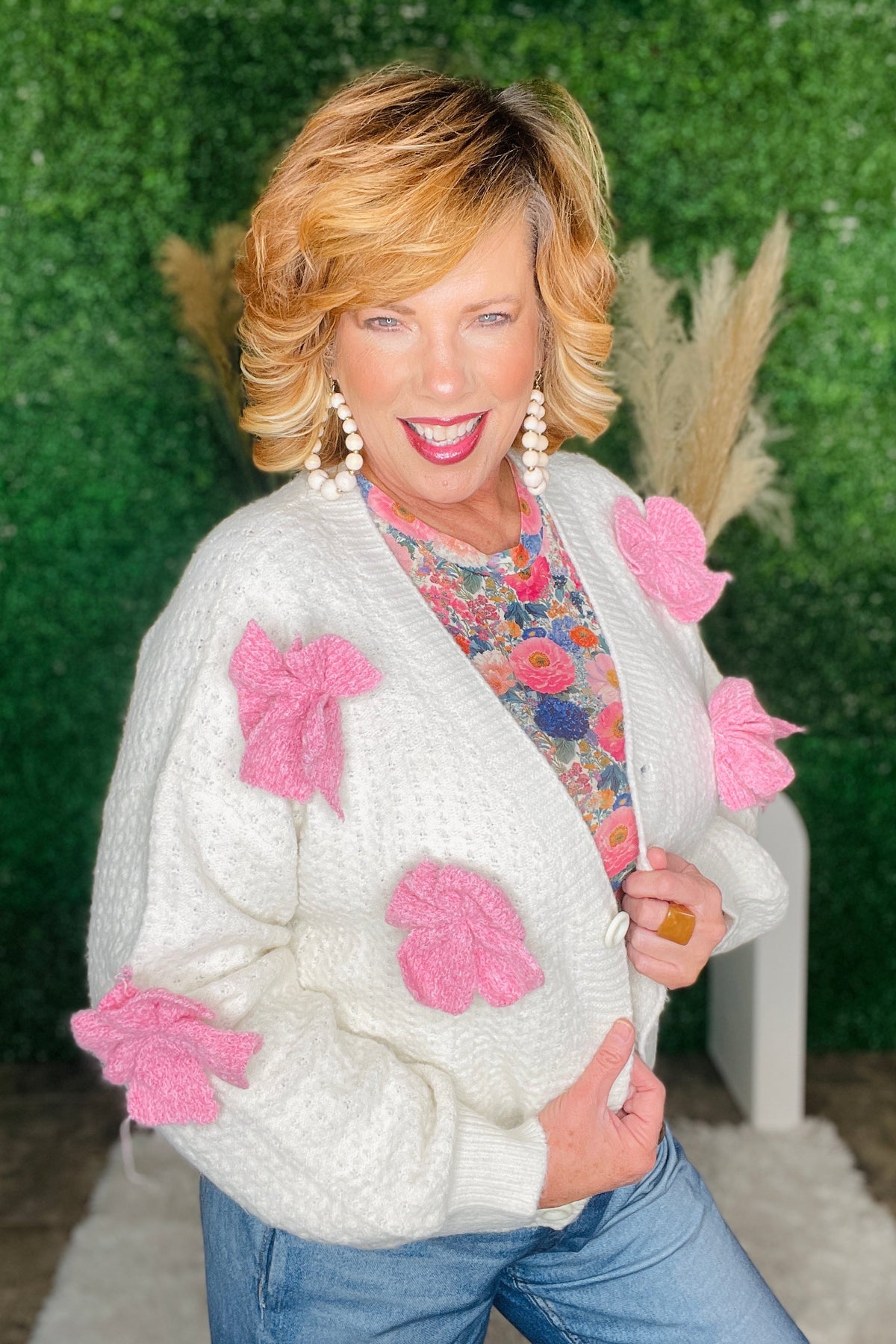 Sweet Surprise Bow Cardigan - OT142CM