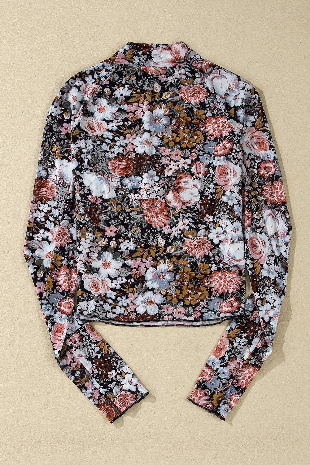 Freshly Picked Floral Mesh Top