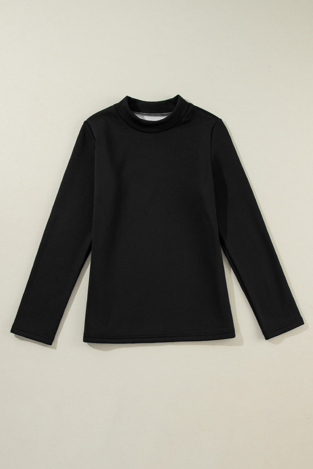 Cozy Girl Vibes Mock Neck Thermal Lined Top