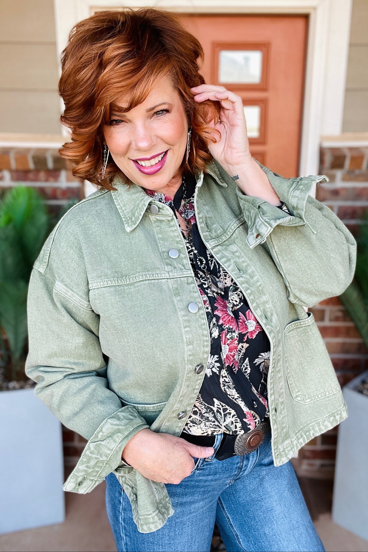 Chill Vibes Only Vintage Washed Shacket