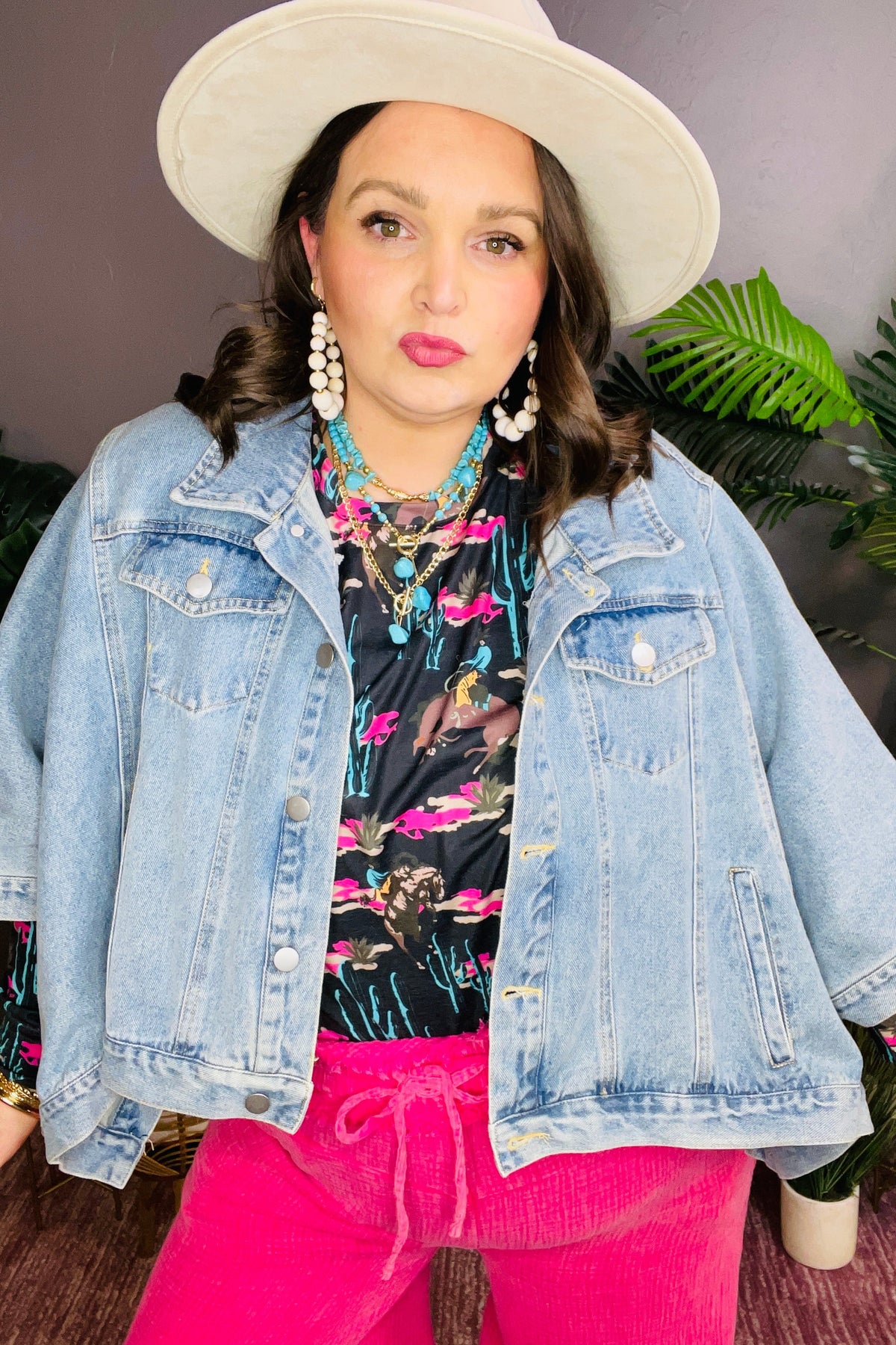 Southern Style Cowgirl Top - S309BK