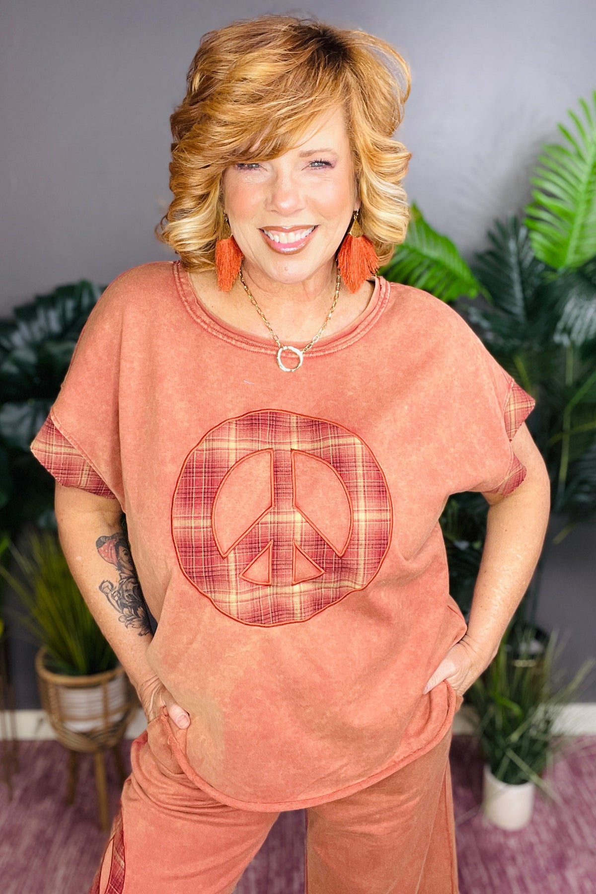 We're Better Together Rosewood Top - S223RW