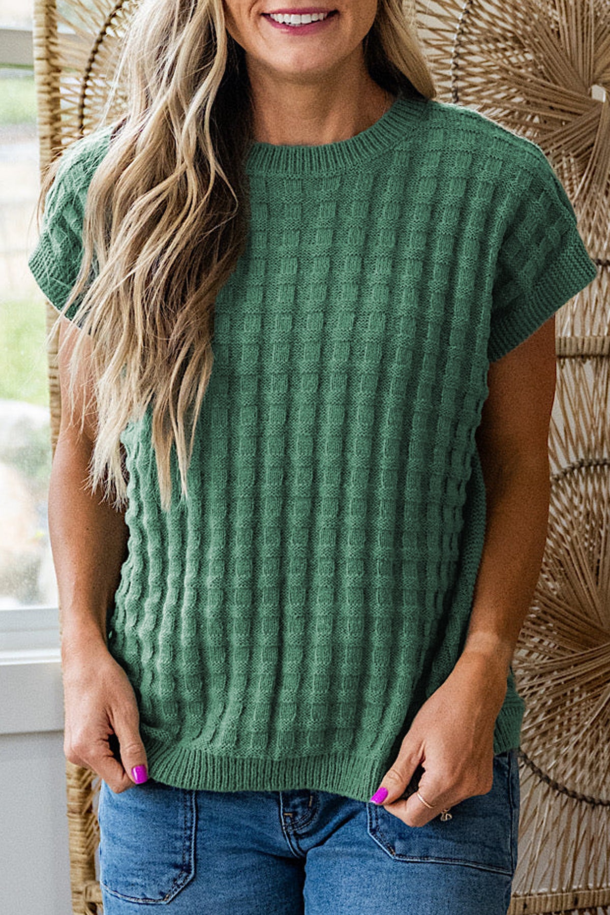 Green With Envy Sweater Top