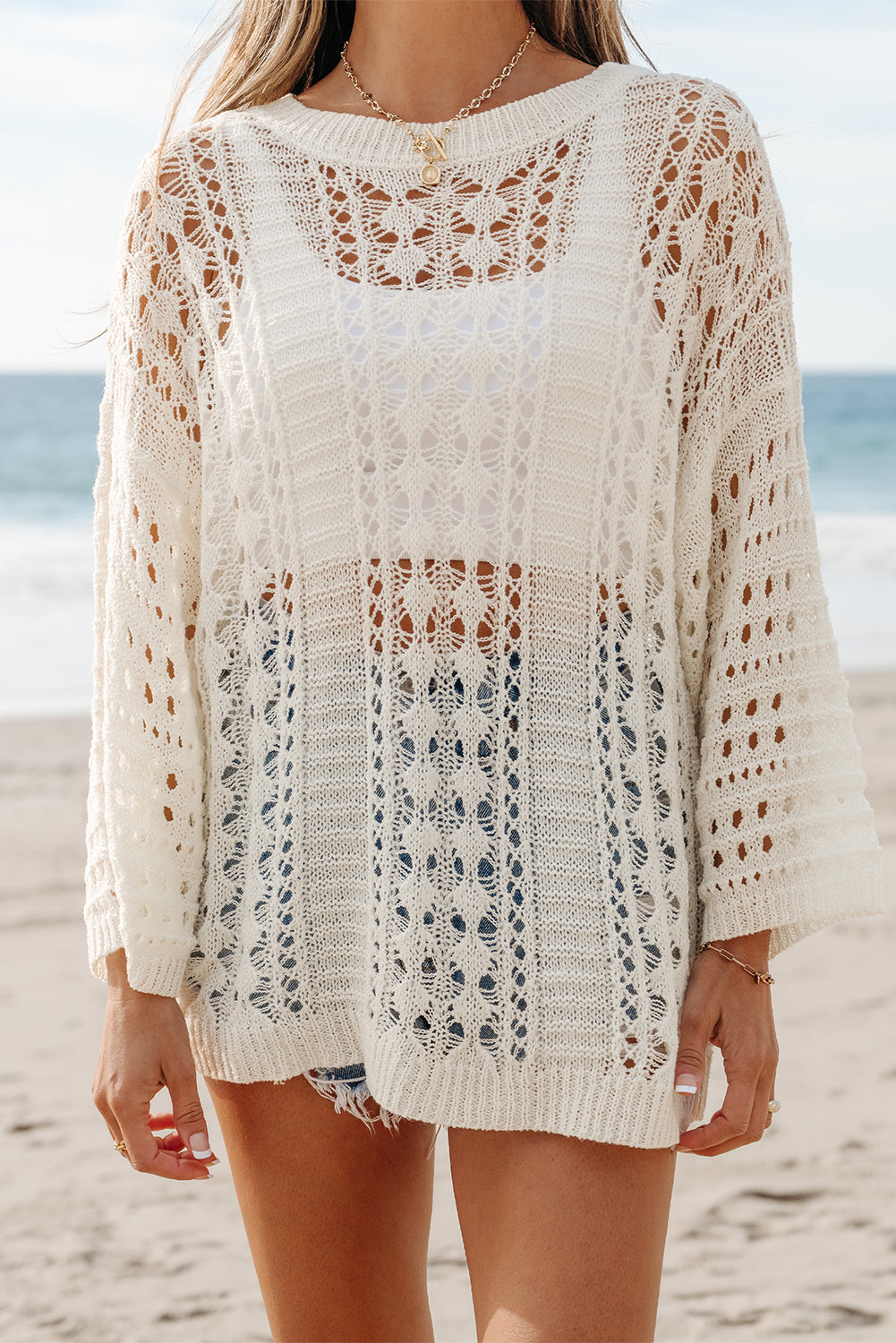 Sunset Key Knit Sweater