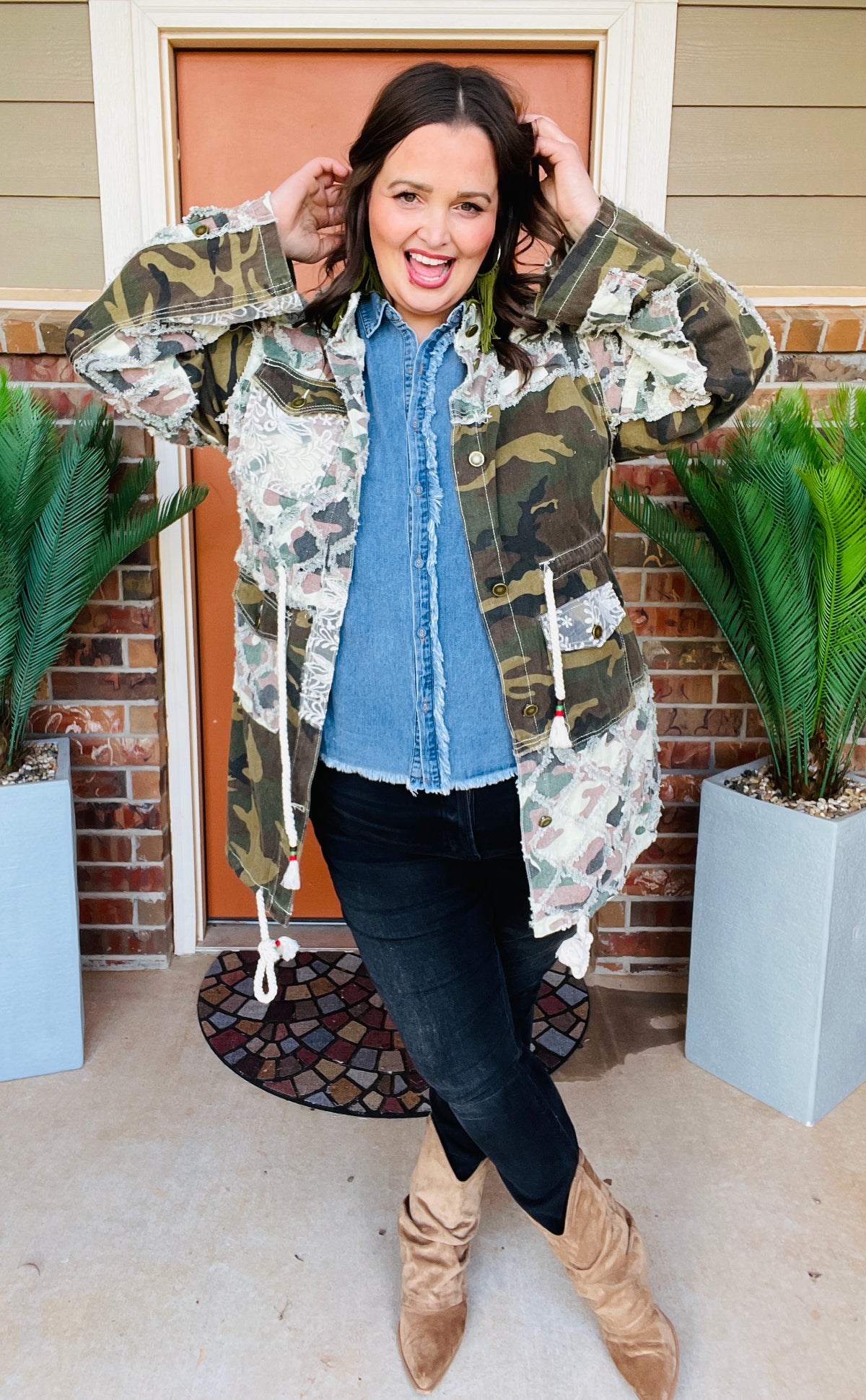 Patch Your Own Way Camo Jacket - OT114CAM