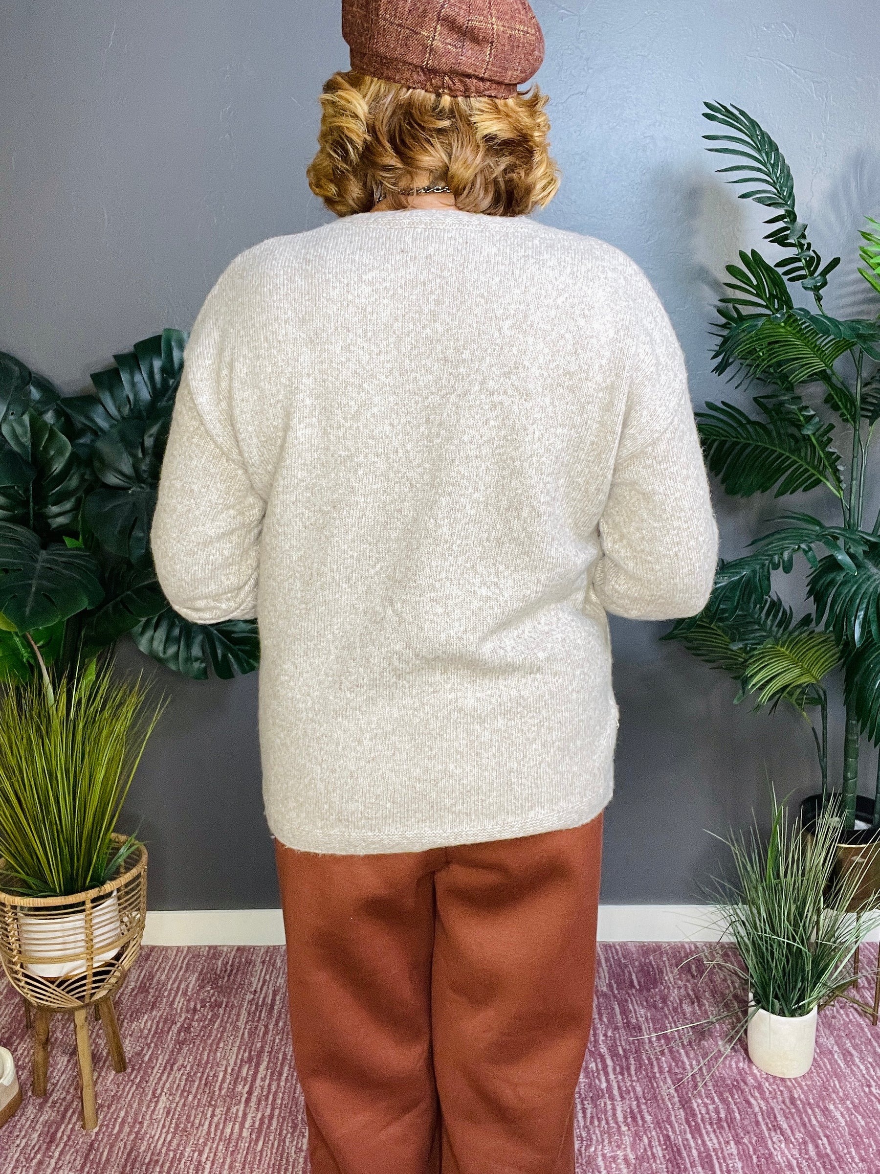 Crisp Cool Morning Shoulder Sweater