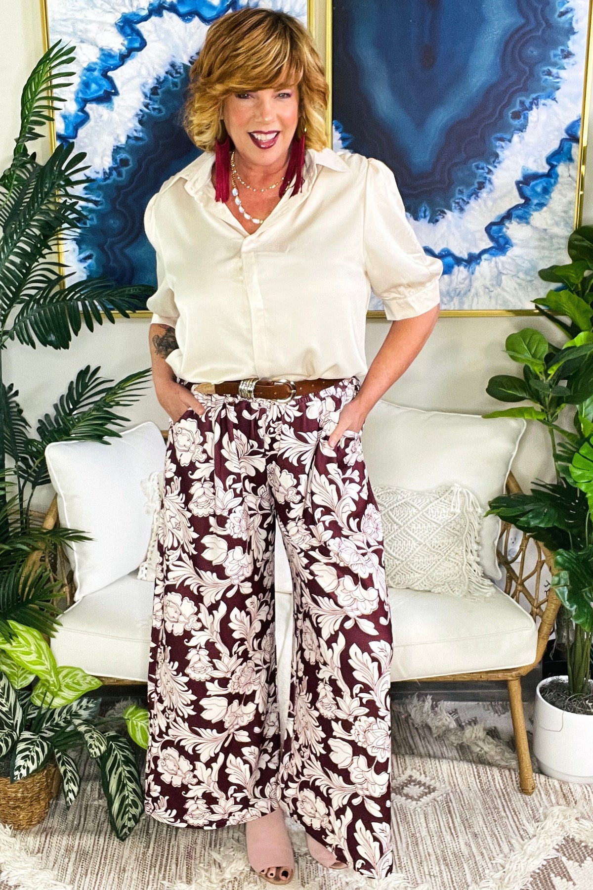 Floral Affair Pants - LW028MU