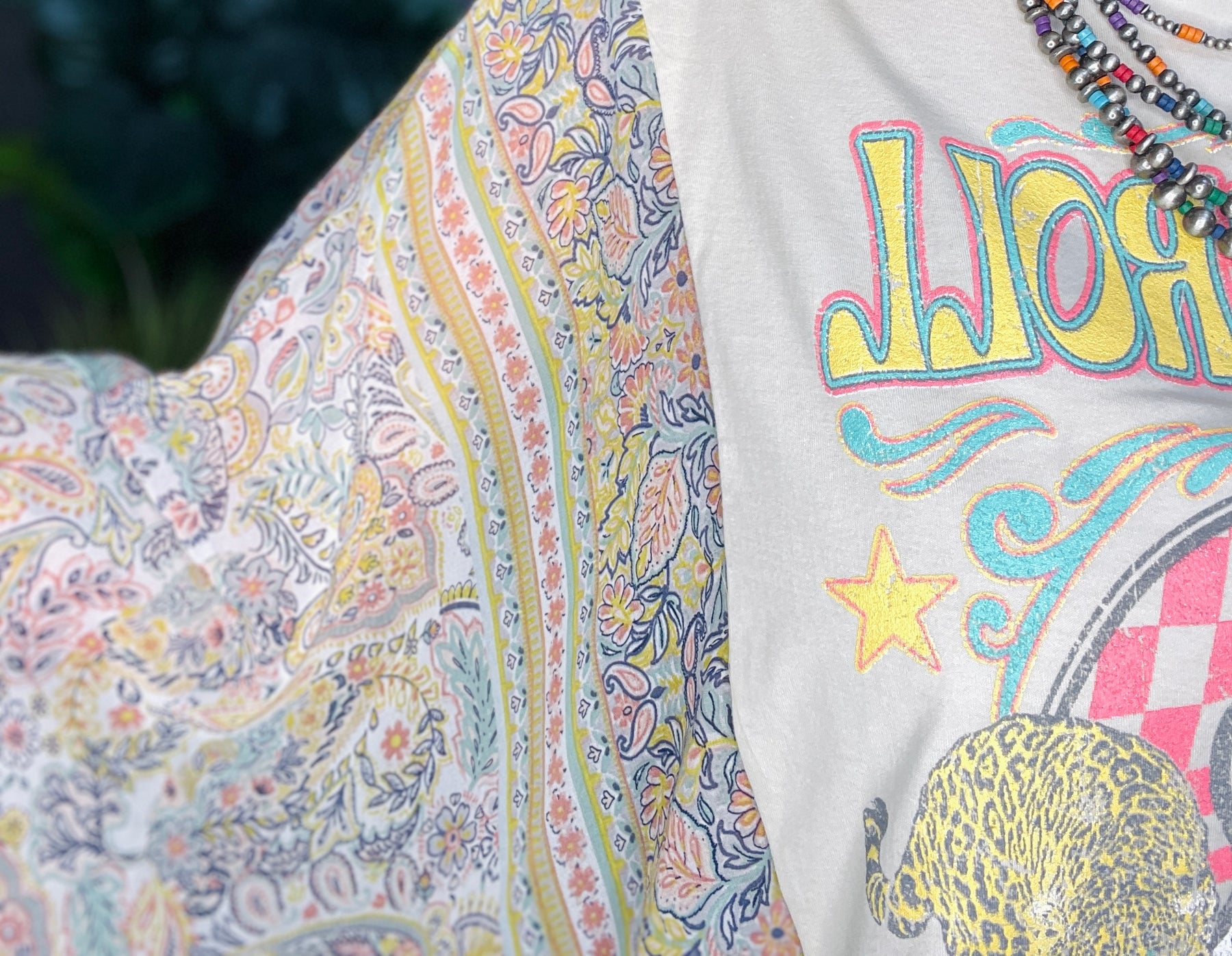 Rock And Roll Vintage Top - S021AW