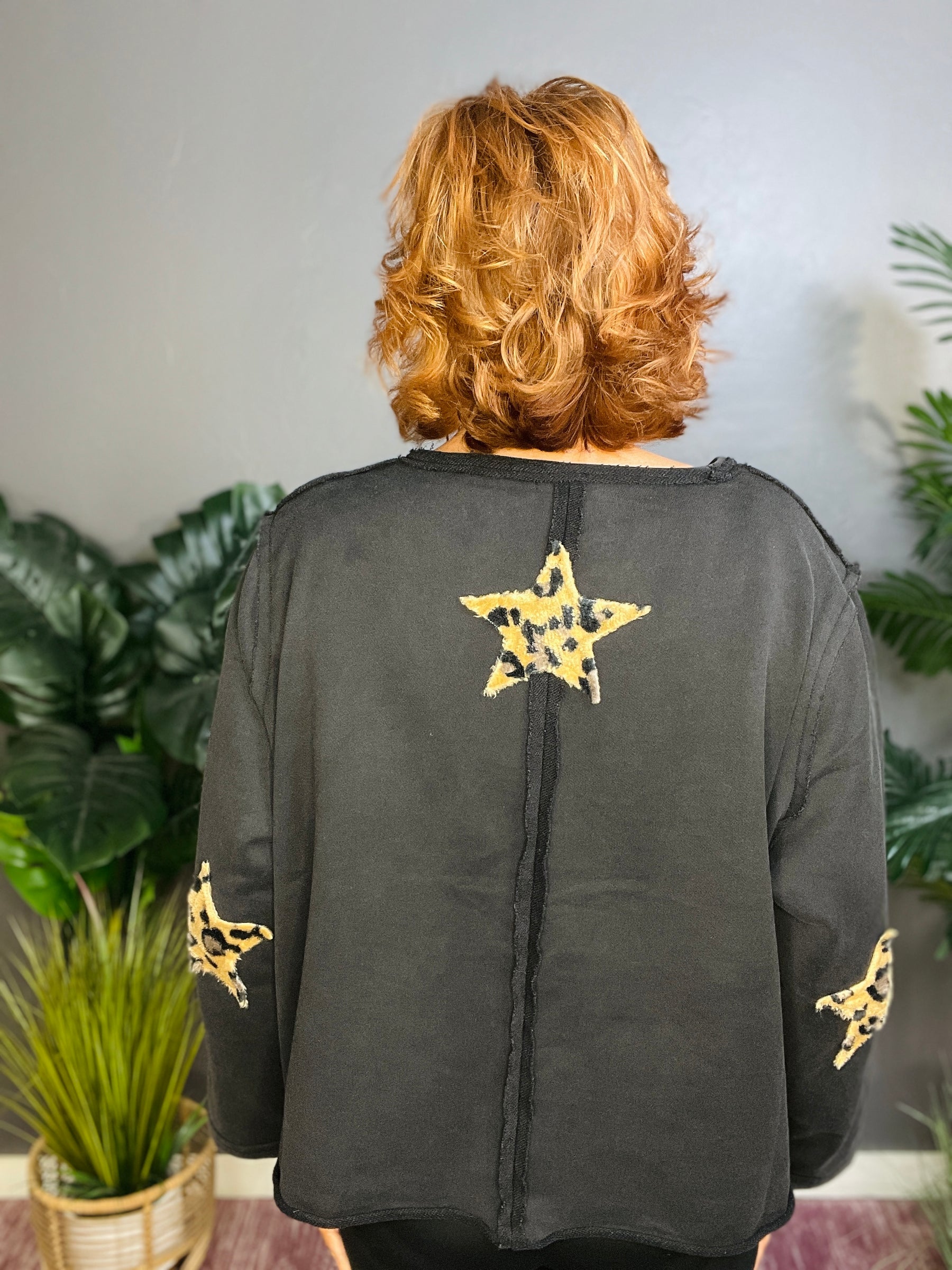 USA Letter Animal Patch Top