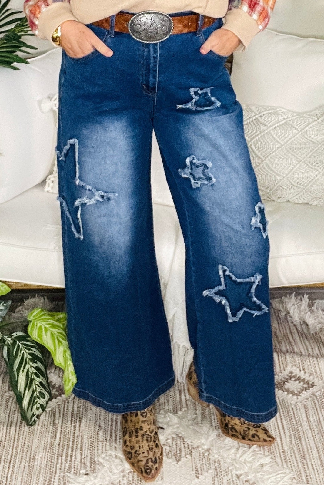 Star Power Wide Leg Jeans