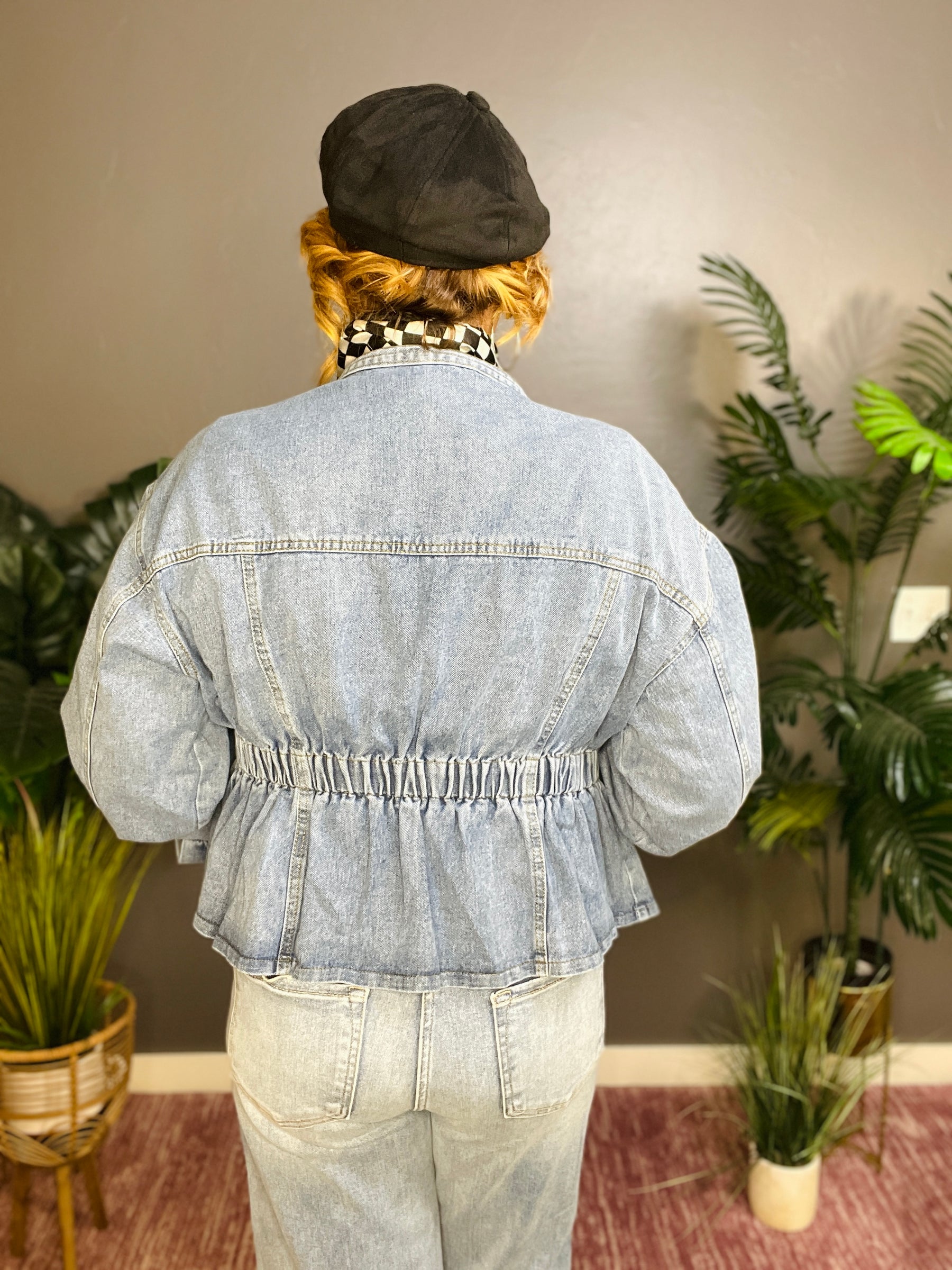 Chic In Denim Studded Jacket (2 Colors)