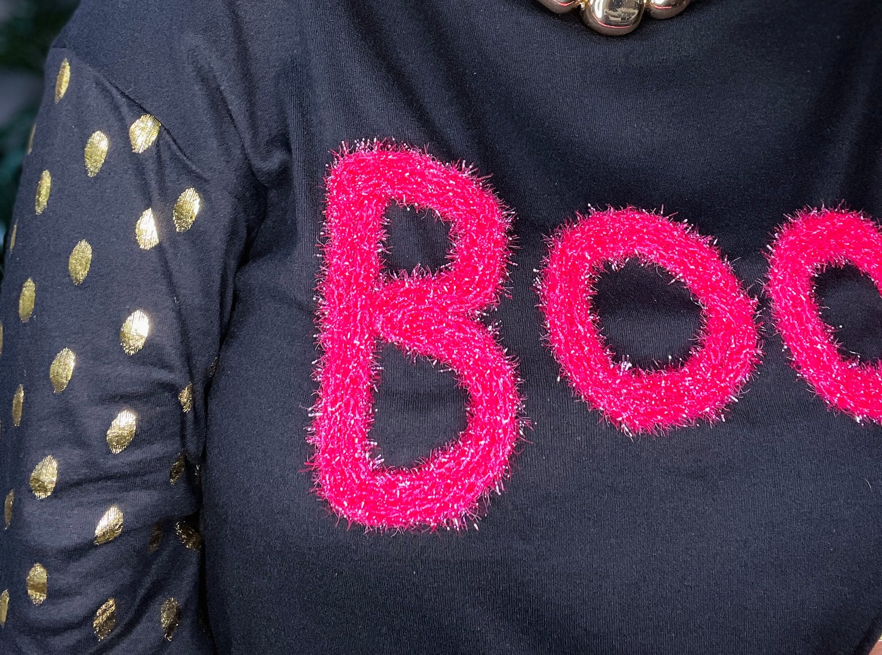 Trick Or Boo Sweater - S030BK